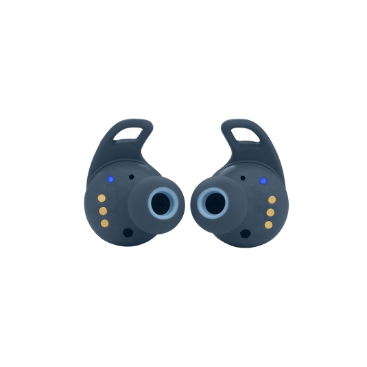 JBL Reflect Flow Pro - Blue - Waterproof true wireless Noise Cancelling active sport earbuds - Back image number null